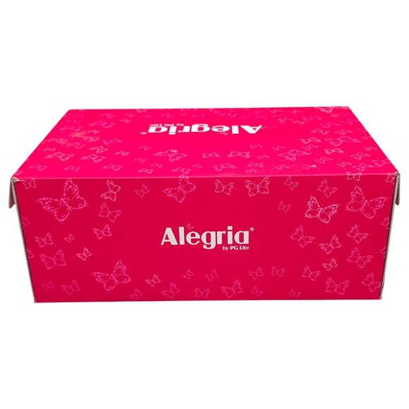 Alegria by PG Lite Sandals Womens 10.5 Wide Vienna Ankle Strap Black Leather - Picture 14 of 15